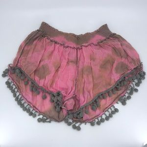 Tie dye cover up bottoms